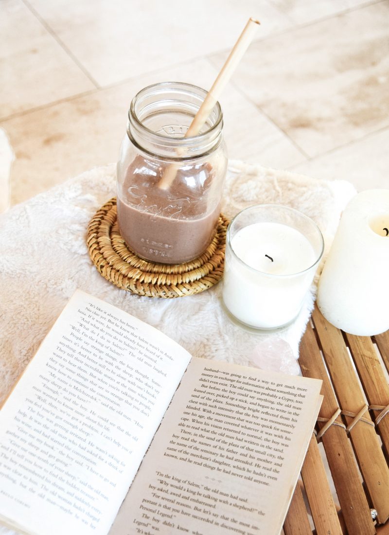 Chocolate peanut butter smoothie